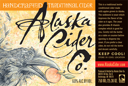 Kodiak beer label